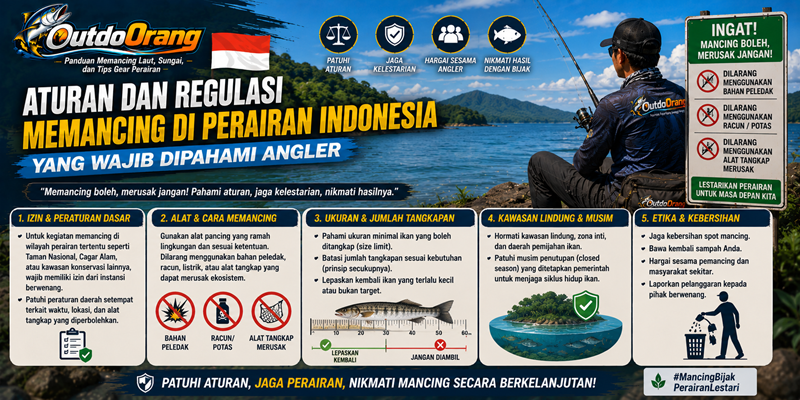 Aturan dan Regulasi Memancing di Perairan Indonesia yang Wajib Dipahami Angler