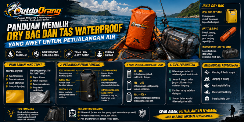 Panduan Memilih Dry Bag dan Tas Waterproof yang Awet untuk Petualangan Air