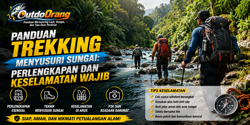 Panduan Trekking Menyusuri Sungai Perlengkapan dan Keselamatan Wajib