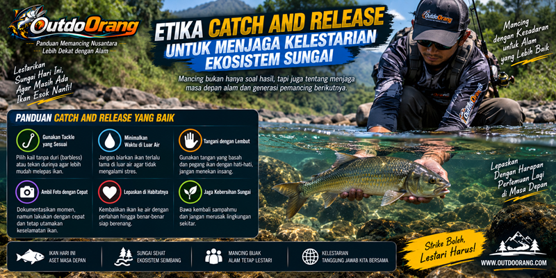 Etika Catch and Release untuk Menjaga Kelestarian Ekosistem Sungai